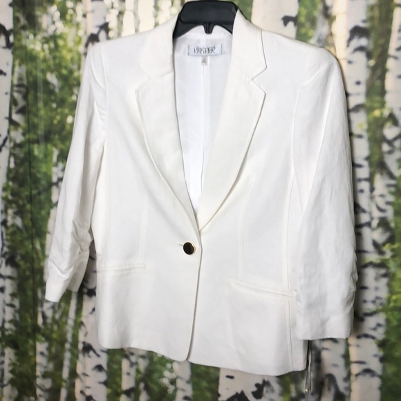 kasper white jacket